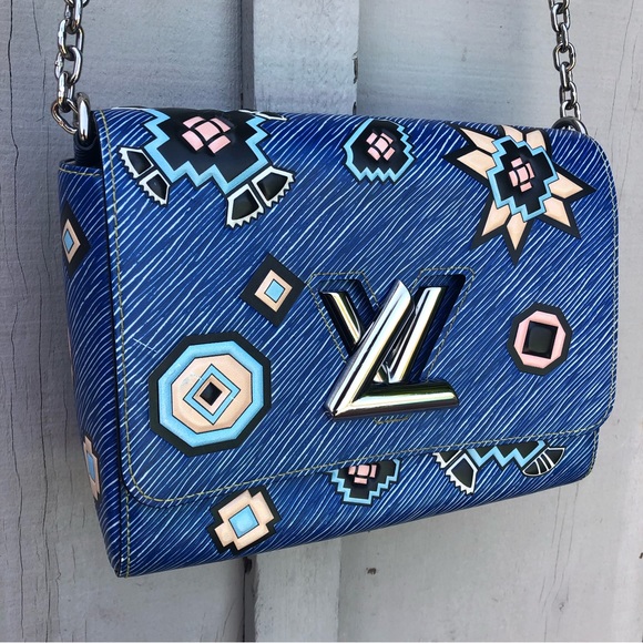 Louis Vuitton Twist Handbag Limited Edition Azteque Epi Leather MM - Picture 3 of 6